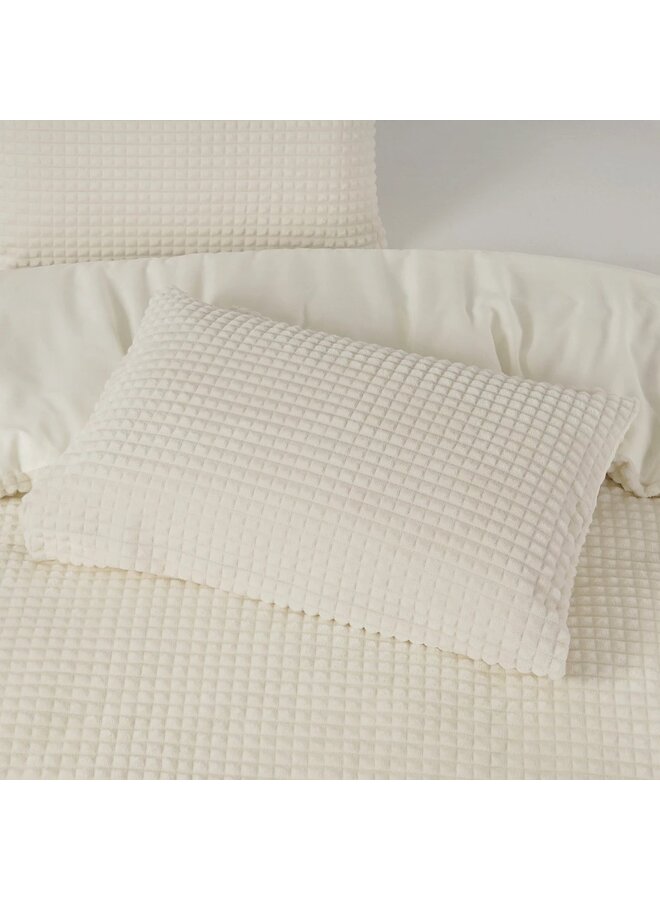 Sleeptime Dekbedovertrek Fur Creme - Teddystof