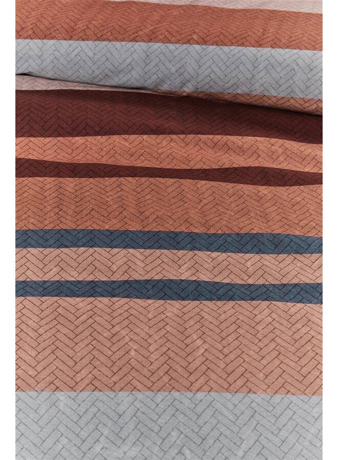 Beddinghouse Dekbedovertrek Travis Rood - Katoen