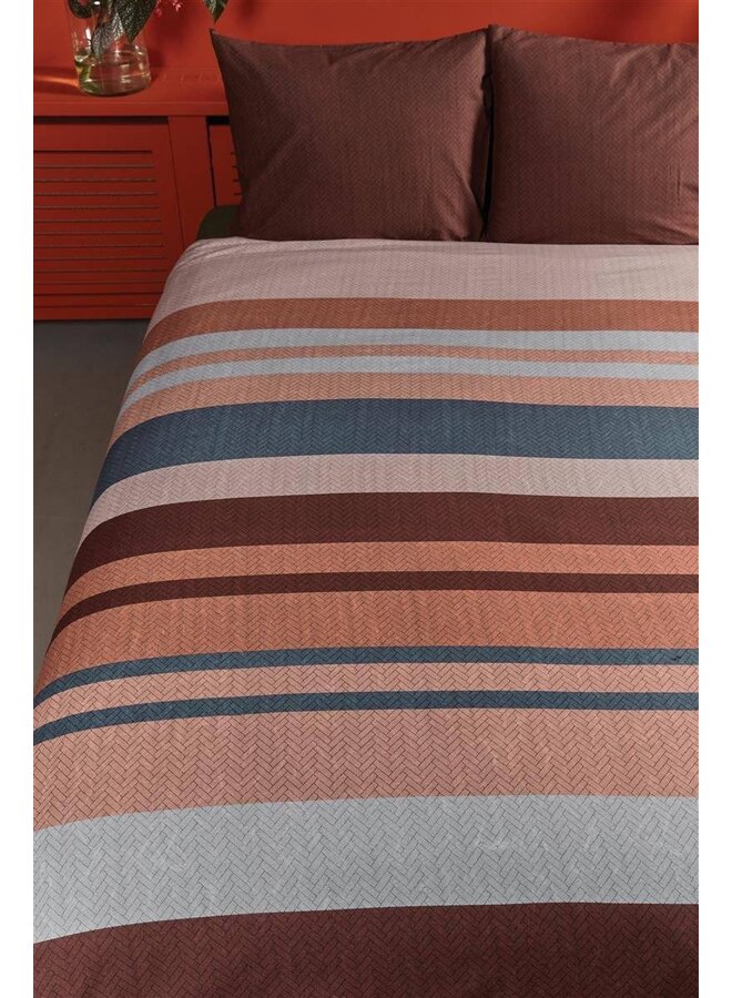 Beddinghouse Dekbedovertrek Travis Rood - Katoen