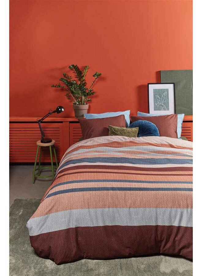 Beddinghouse Dekbedovertrek Travis Rood - Katoen