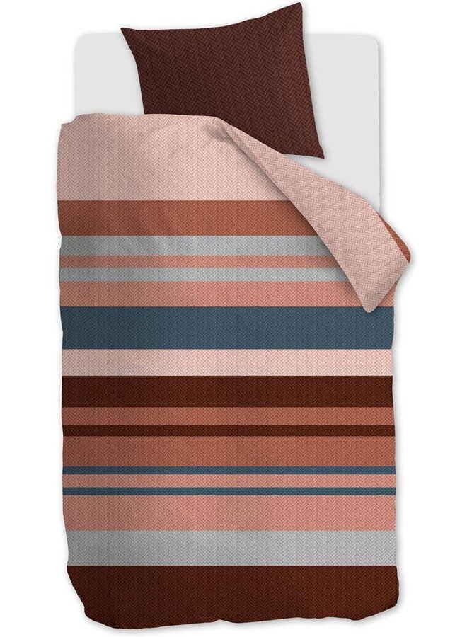 Beddinghouse Dekbedovertrek Travis Rood - Katoen