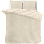 Sleeptime Dekbedovertrek Rib Creme - Teddystof