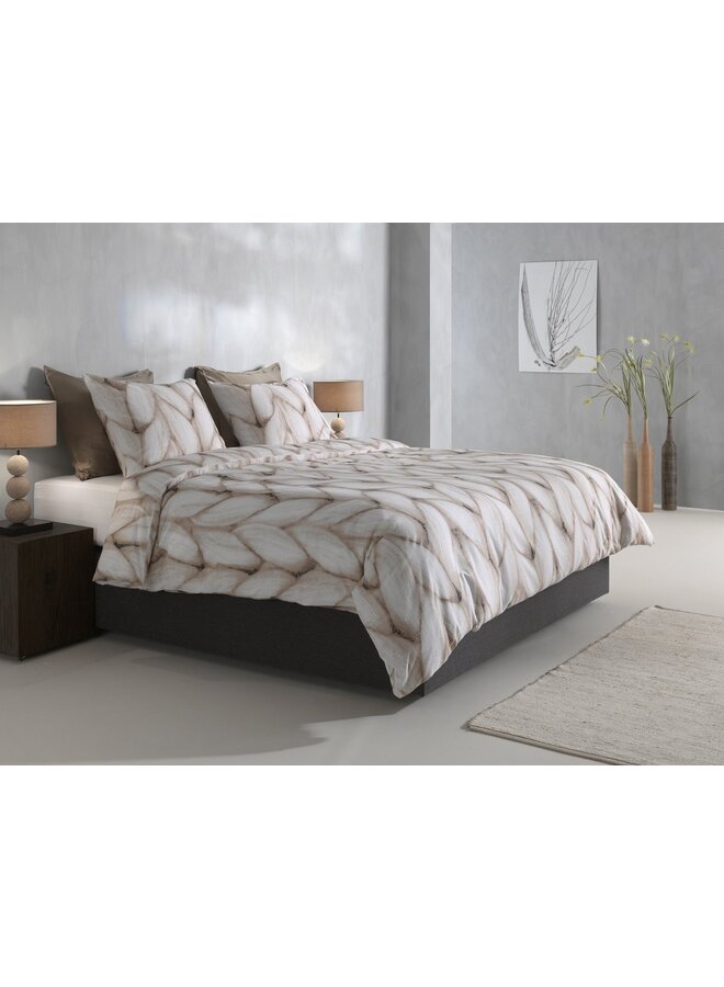 ZO! Home Dekbedovertrek Merino Naturel - Flanel