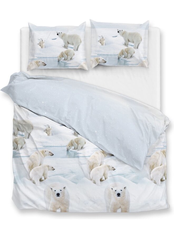 Dekbedovertrek Polare Blauw -  Flanel