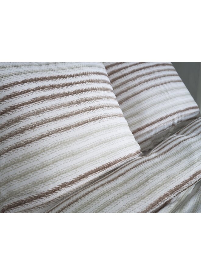 ZO! Home Dekbedovertrek Pia Naturel -  Flanel