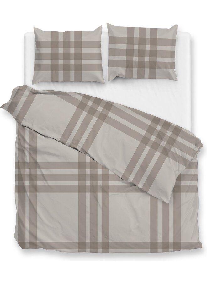 Dekbedovertrek Rombi Naturel - Flanel PL1
