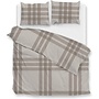 ZO! Home Dekbedovertrek Rombi Naturel - Flanel