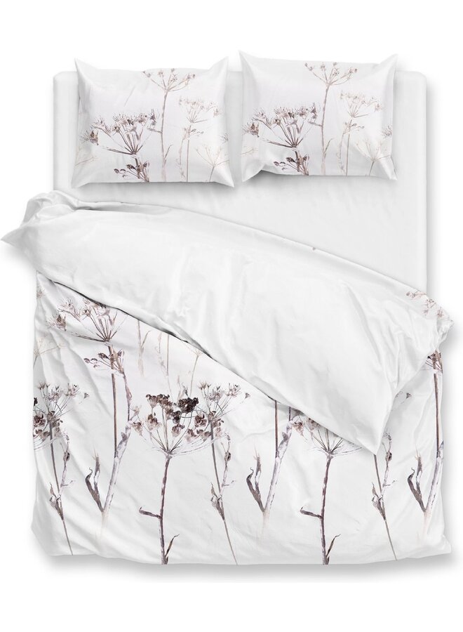 ZO! Home Dekbedovertrek Rami Wit - Flanel