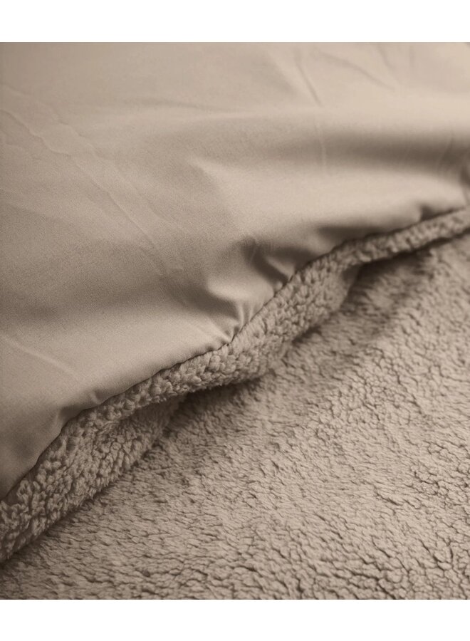 Sleeptime Dekbedovertrek Uni Bruin - Teddy Katoen