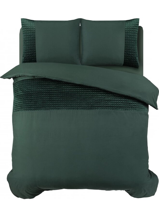 Velvet Band Dekbedovertrek Groen - Microvezel PL1