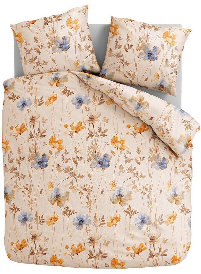 Dekbedovertrek Spring Growth Beige - Polyester