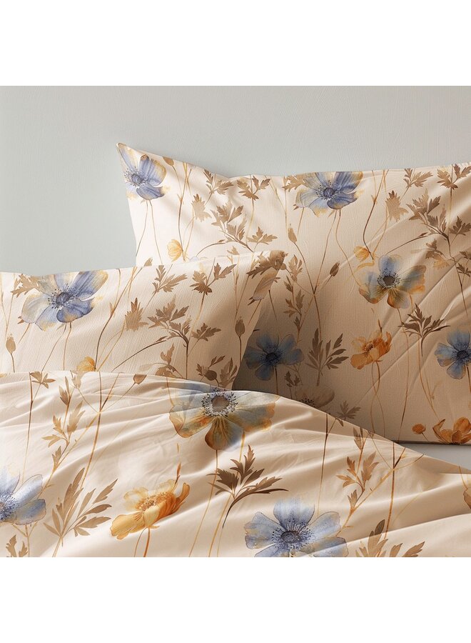 Zydante Dekbedovertrek Spring Growth Beige - Polyester