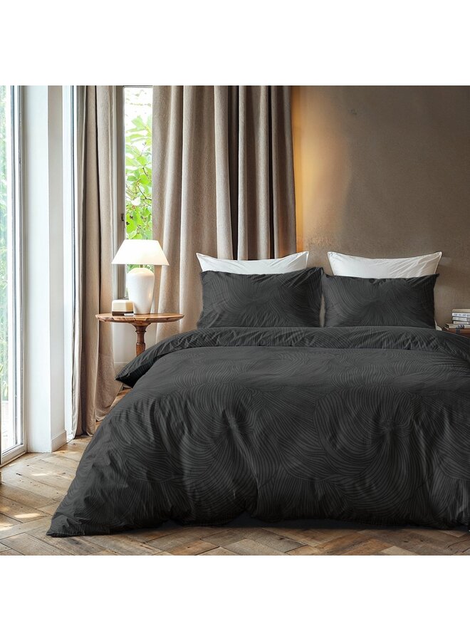 Zydante Dekbedovertrek Revery Antra Zwart - Polyester