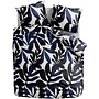 Zydante Dekbedovertrek Painted Leafs Blauw - Polyester