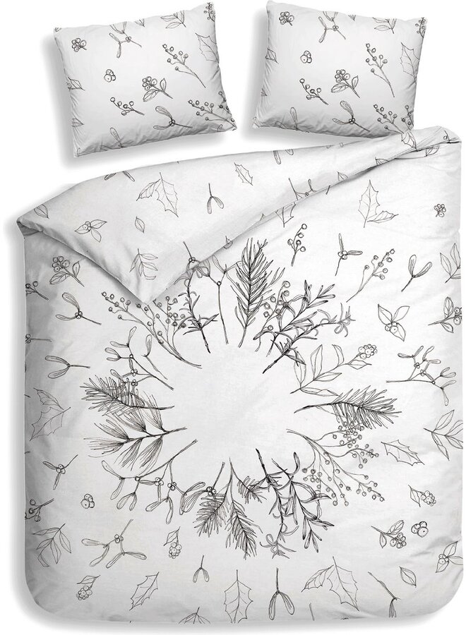 Dekbedovertrek Fresia Wit - Clip Sheared Katoen