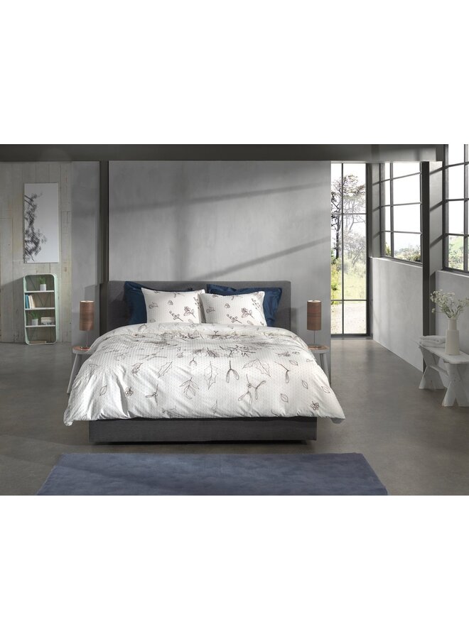 Heckett & Lane Dekbedovertrek Fresia Wit - Clip Sheared Katoen