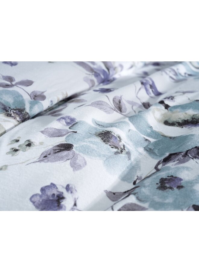 ZO! Home Dekbedovertrek Celia Wit - Flanel