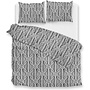 ZO! Home Dekbedovertrek Corda Grijs - Flanel