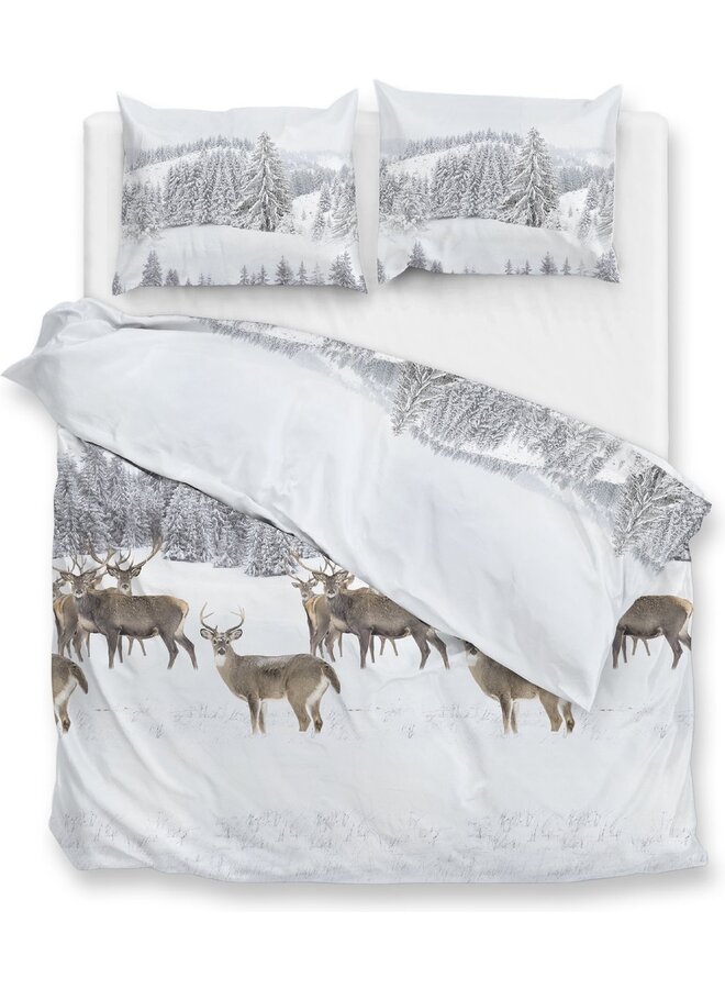 Dekbedovertrek Cervo Wit - Flanel PL2