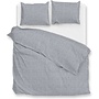ZO! Home Dekbedovertrek Flanella-di-Lino Blauw - Flanel