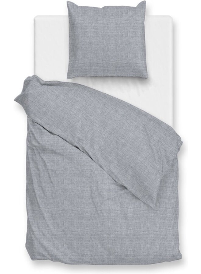 ZO! Home Dekbedovertrek Flanella-di-Lino Blauw - Flanel