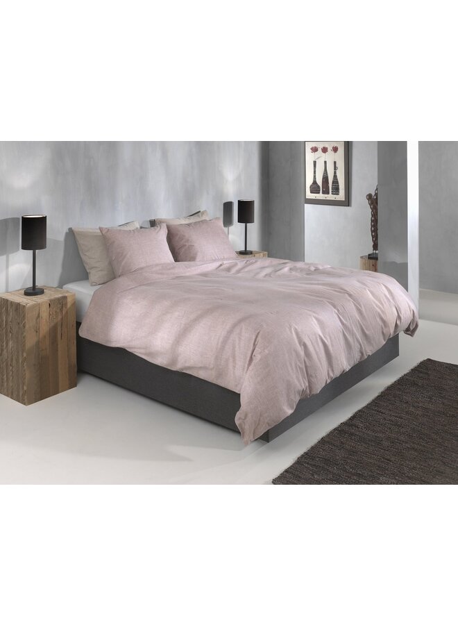 ZO! Home Dekbedovertrek Flanella-di-Lino Roze - Flanel