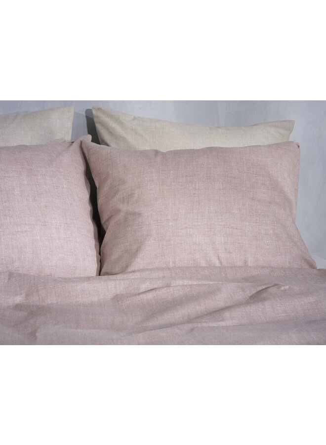 ZO! Home Dekbedovertrek Flanella-di-Lino Roze - Flanel