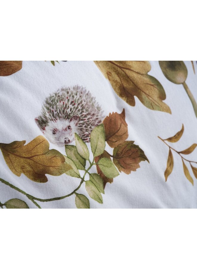 ZO! Home Dekbedovertrek Castagno Wit - Flanel