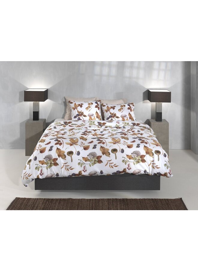 ZO! Home Dekbedovertrek Castagno Wit - Flanel