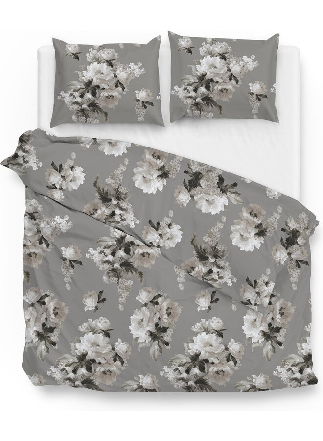 Dekbedovertrek Ella Grijs - Flanel PL2