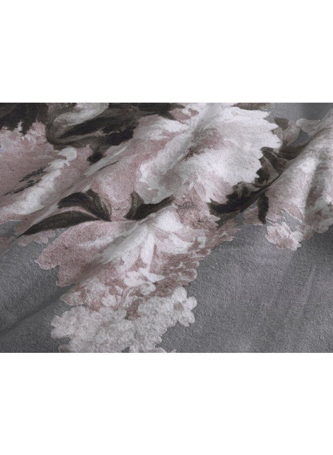 ZO! Home Dekbedovertrek Ella Grijs - Flanel