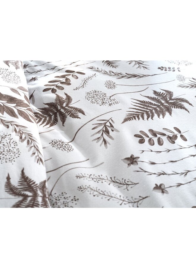 ZO! Home Dekbedovertrek Autunno Naturel - Flanel