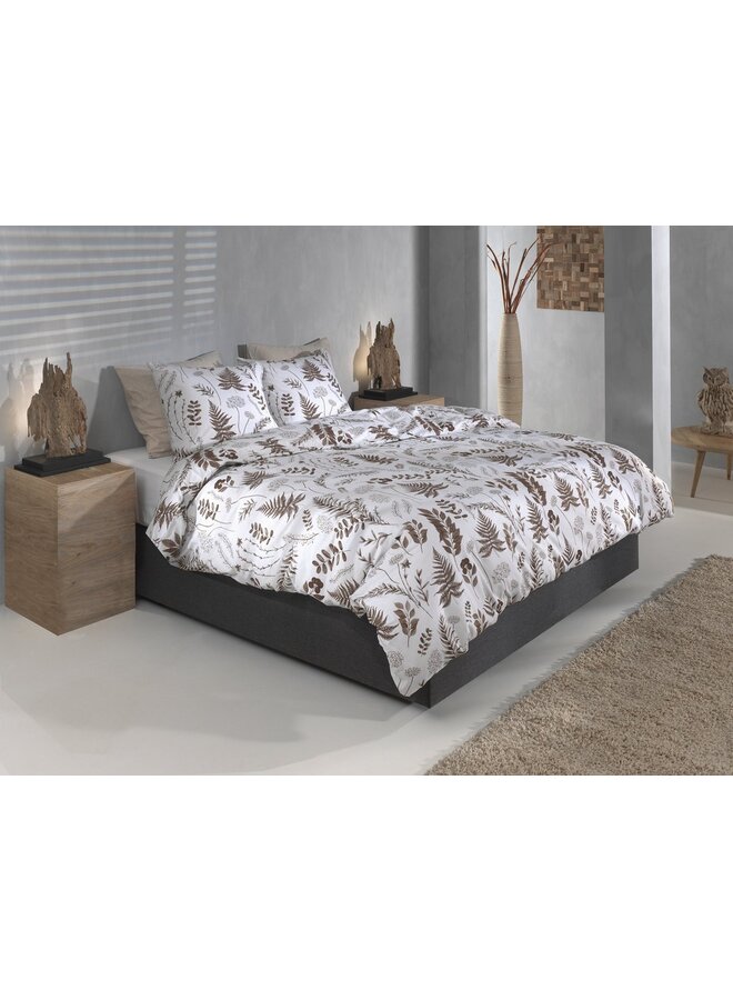 ZO! Home Dekbedovertrek Autunno Naturel - Flanel