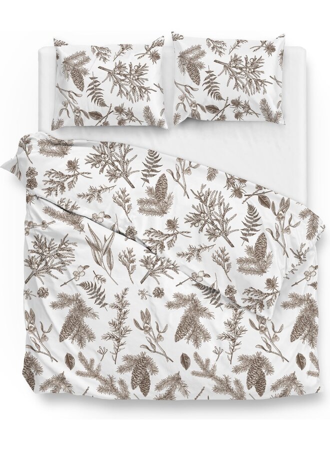 Dekbedovertrek Esme Wit - Flanel