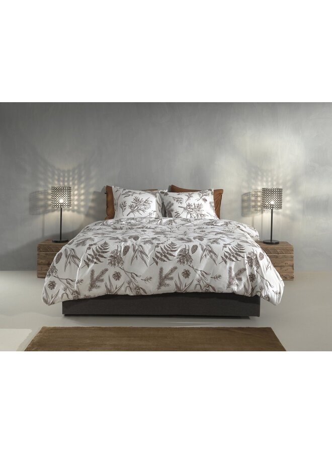 ZO! Home Dekbedovertrek Esme Wit - Flanel