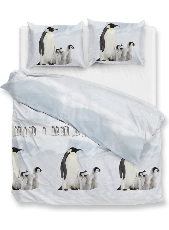 Dekbedovertrek Pingu Wit - Flanel PL1
