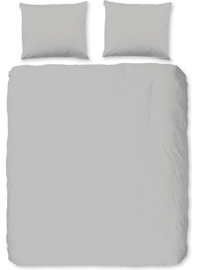 Pure Dekbedovertrek Uni Grijs - Microvezel
