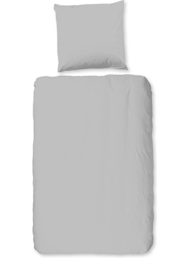 Pure Dekbedovertrek Uni Grijs - Microvezel