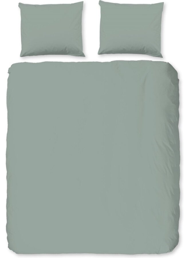Dekbedovertrek Uni Groen - Microvezel