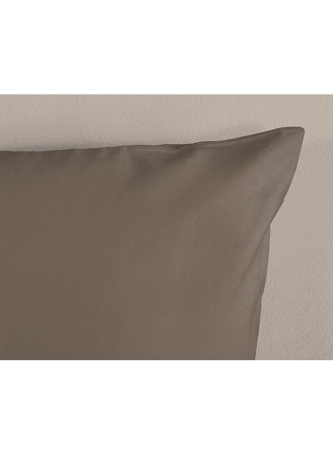 Pure Dekbedovertrek Uni Taupe - Microvezel