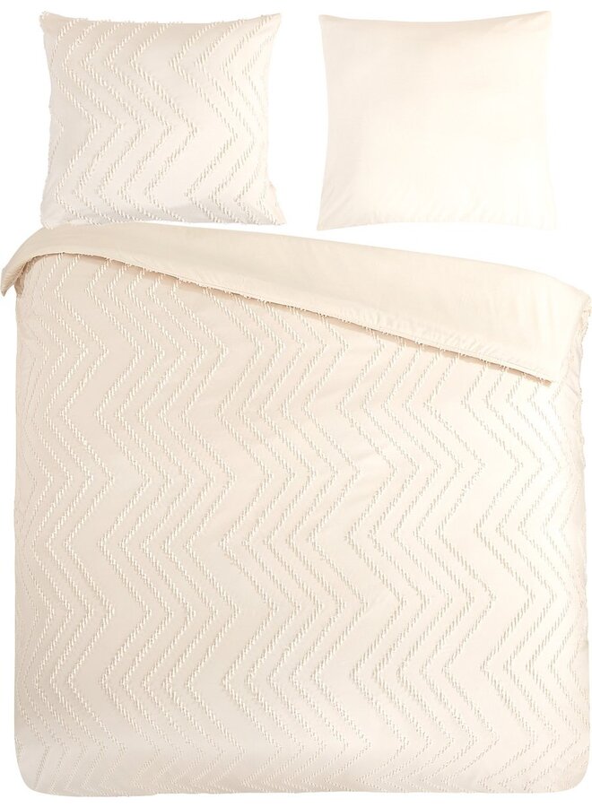 Dekbedovertrek Zigzag Creme