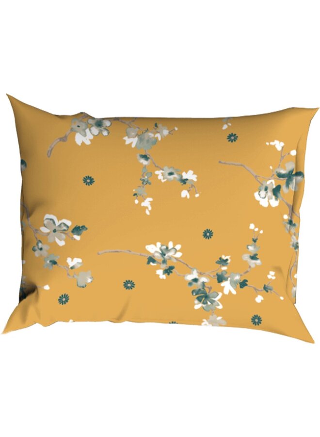 Romanette Dekbedovertrek Geisha Oker - Katoen