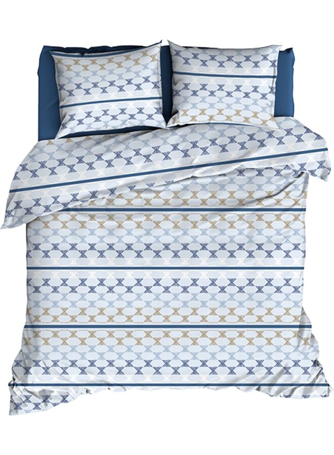 Dekbedovertrek Kapla Blauw - Katoen