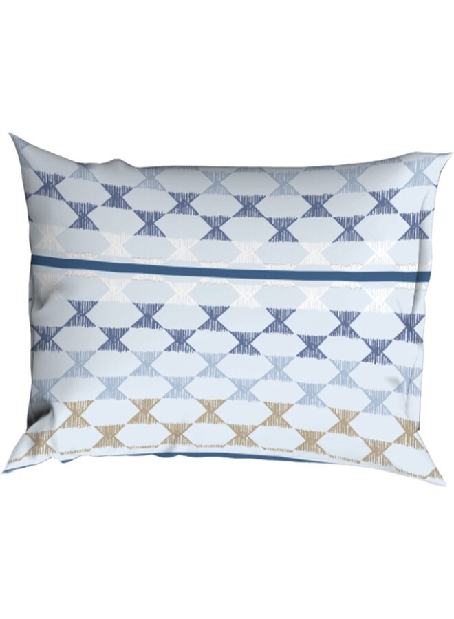 Romanette Dekbedovertrek Kapla Blauw - Katoen