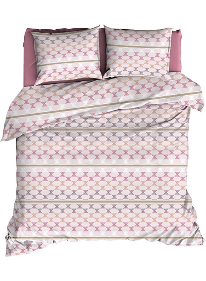 Dekbedovertrek Kapla Roze - Katoen PL1