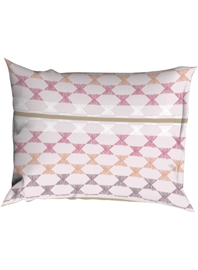 Romanette Dekbedovertrek Kapla Roze - Katoen