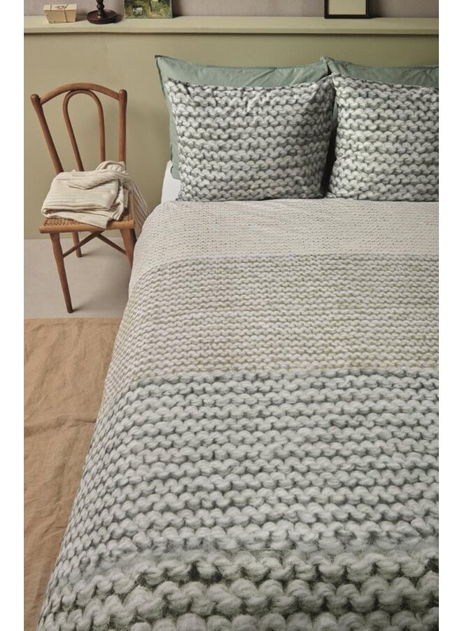 Ariadne At Home Dekbedovertrek Mixed Groen - Katoen