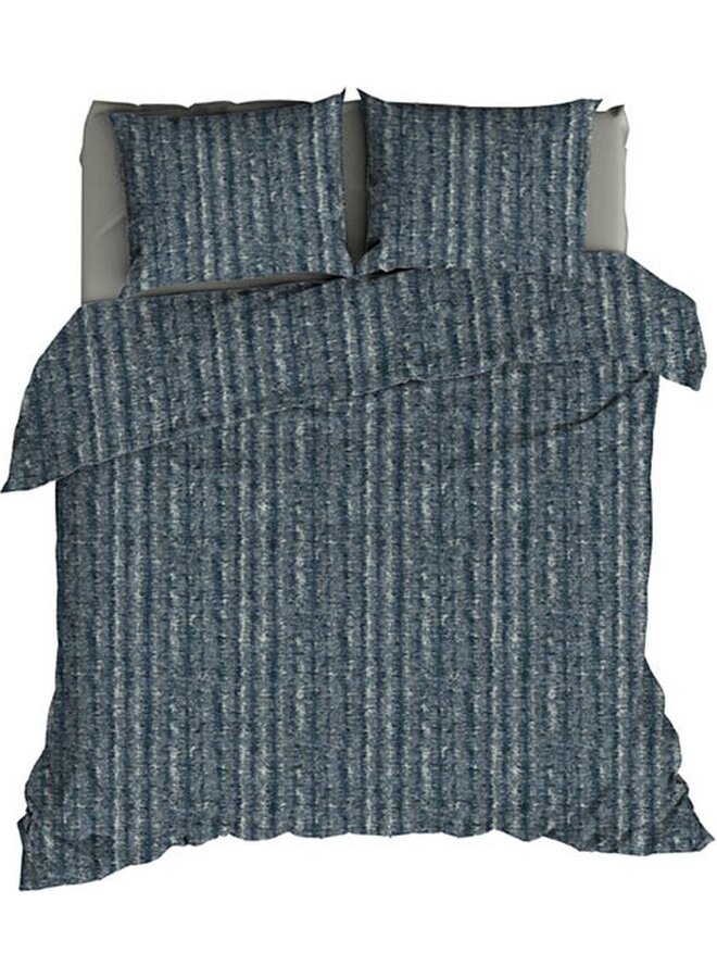 Romanette Dekbedovertrek Coco Blauwgrijs - Katoen