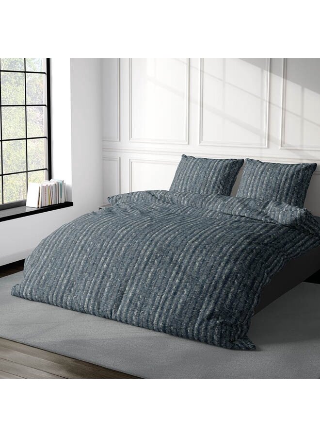 Romanette Dekbedovertrek Coco Blauwgrijs - Katoen