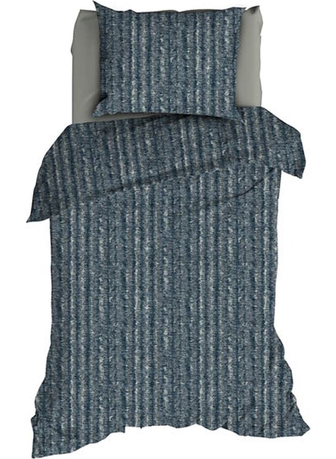 Romanette Dekbedovertrek Coco Blauwgrijs - Katoen